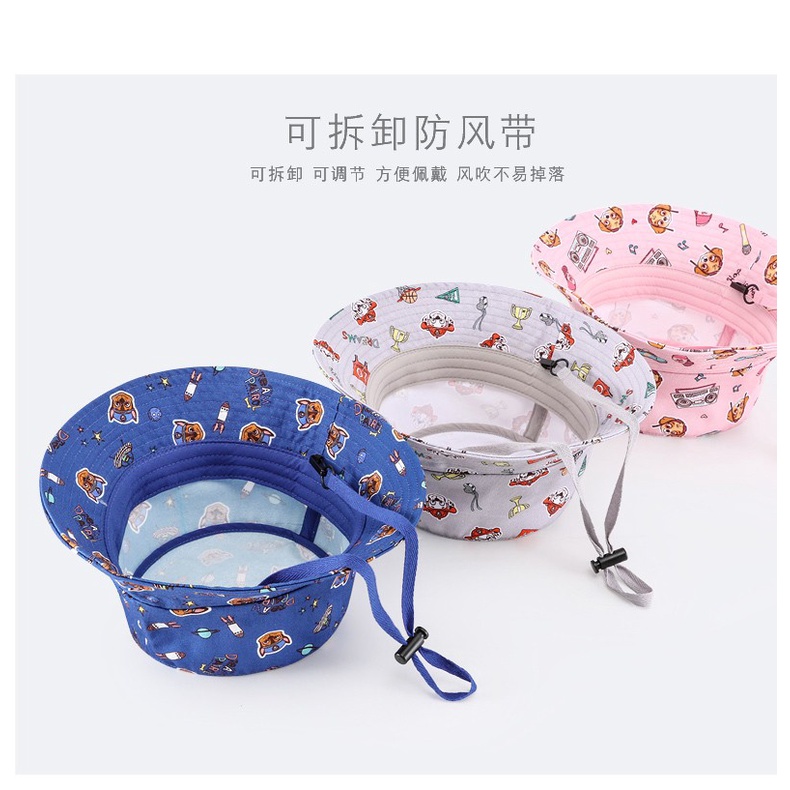 ✙Paw Patrol Nón Tai Bèo Chống Nắng In Hình Chú Chó Cứu Hộ Dễ Thương Cho Bé Trai