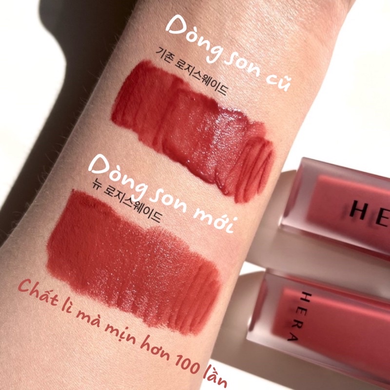 🍧 MINISIZE CAO CẤP HERA🍧SON KEM LỲ HERA SENSUAL POWDER MATTE LIQUID 1.2gram