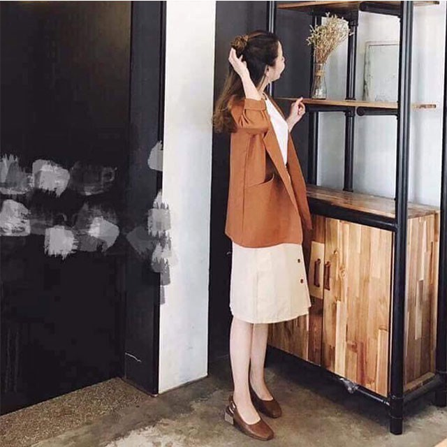 [HÀNG LOẠI 1] Áo vest blazer nữ màu nâu tây một lớp style Korea trẻ trung thanh lịch (Thời trang công sở VIP) (Cam kết h | BigBuy360 - bigbuy360.vn
