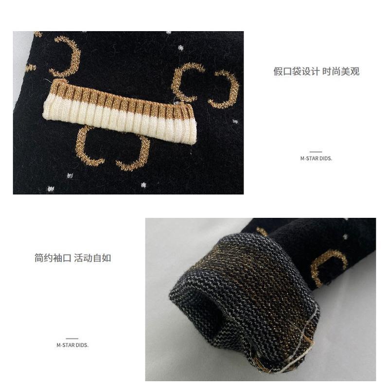 Áo khoác cardigan dệt kim thời trang mùa xuân mới 2021 dành cho bé gái