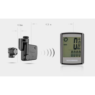 (Chính hãng ) Đồng hồ tốc độ  xe đạp không dây Rockbros