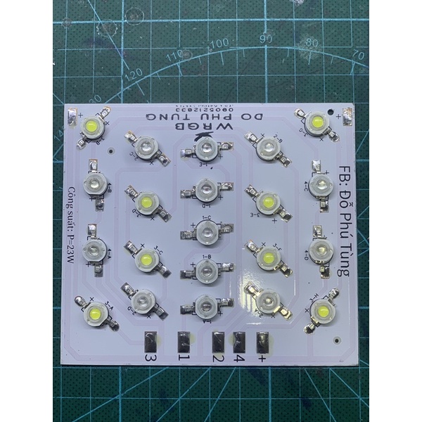 Mạch led 4 kênh màu điều chỉnh qua app tổng 21 led