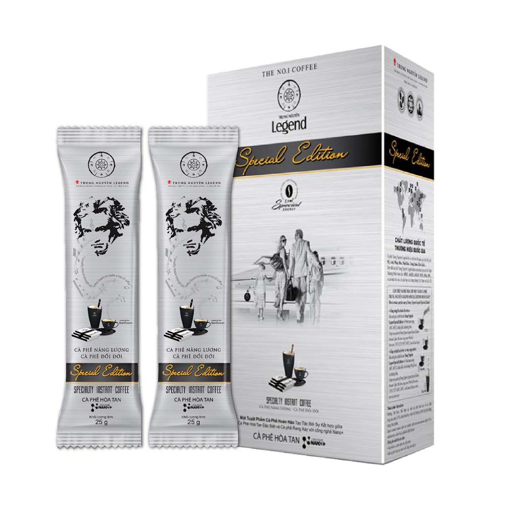 Cà phê hòa tan uống liền special edition hộp 18 gói*25gr