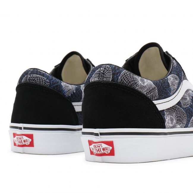 Giày Vans Old Skool Wireframe Skulls - VN0A3WKT9IB