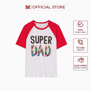 Áo thun nam cộc tay gia đình Super Dad K0030509 Thời trang M2