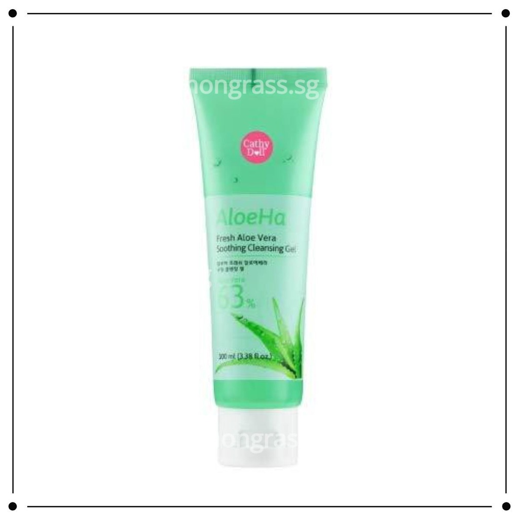 Sữa rửa mặt Cathy Doll Aloeha Smoothing Cleansing Gel 100ml
