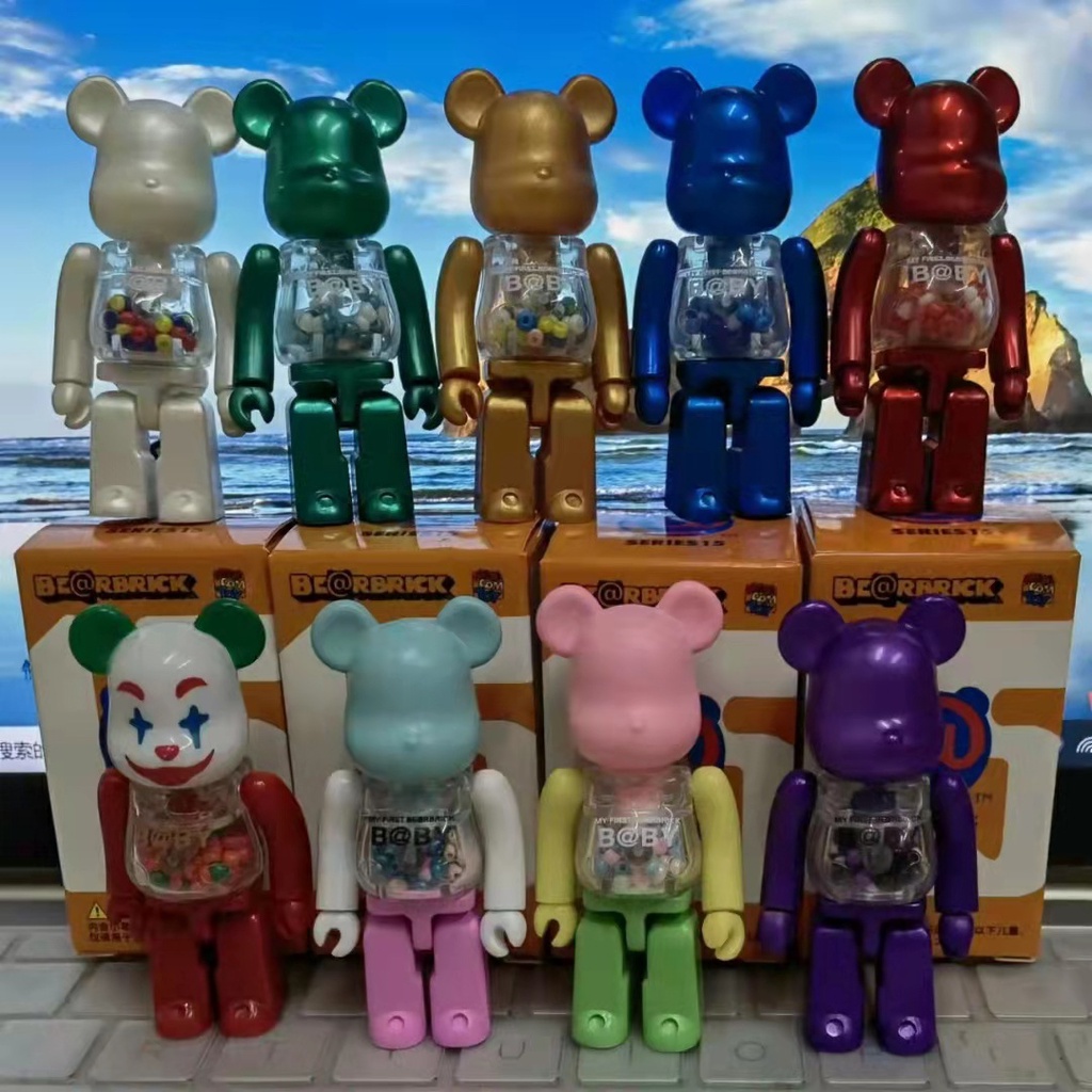 Khối Đồ Chơi Lắp Ráp Hình Gấu Bạo Lực Van Gogh 100%