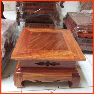 Đôn gỗ hương mặt 25cm cao 16cm