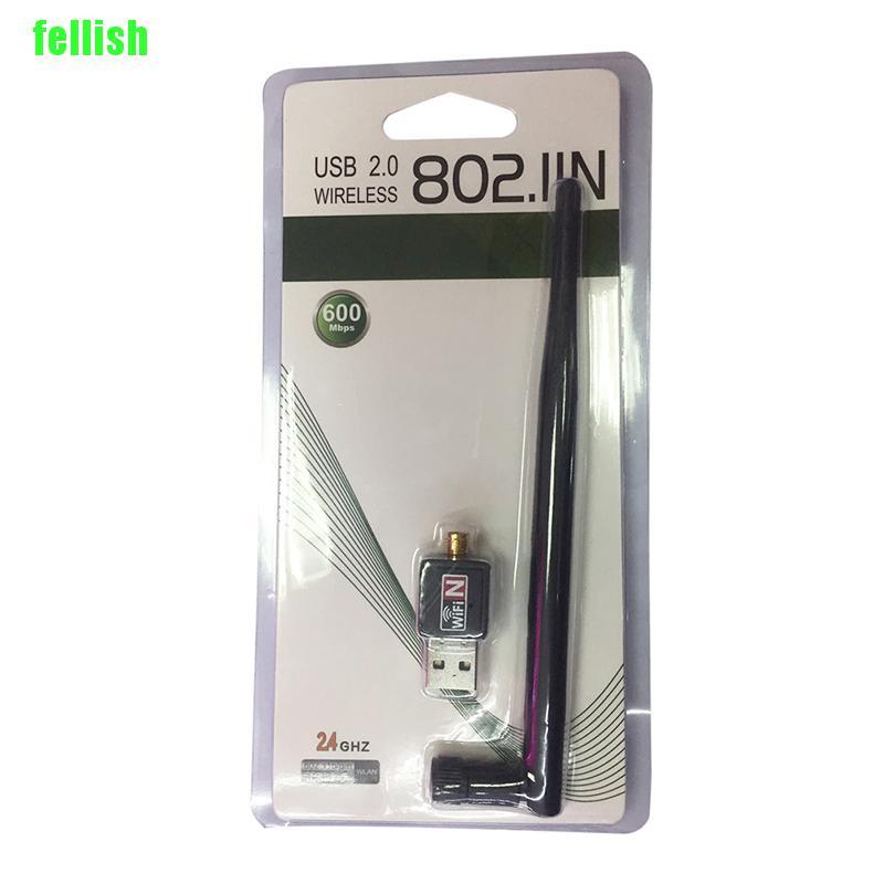 [FEL] 600M USB 2.0 Wifi Router Wireless Adapter Network LAN Card with 5 dBI Antenna Do