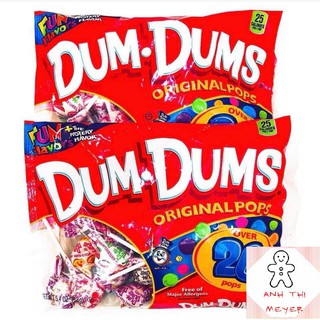 Kẹo que Dum Dums - hàng xách tay Mỹ