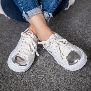 [Sale 30%] Giày P.U.M.A mũi bạc hàng 1-1