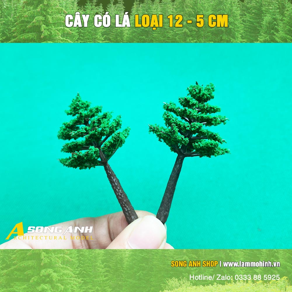 Cây xanh làm tiểu cảnh - mô hình trang trí