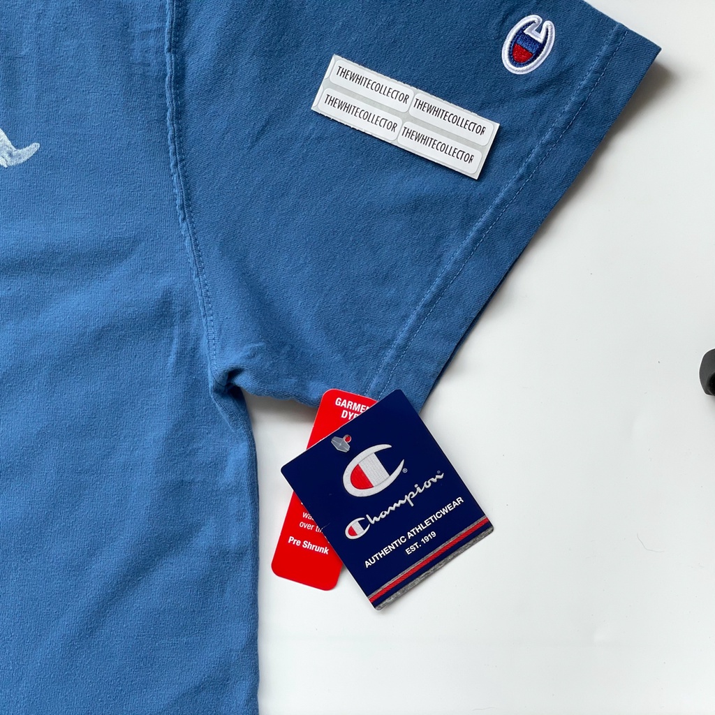 Áo Champion Classic Garment Dye Watercolor Logo