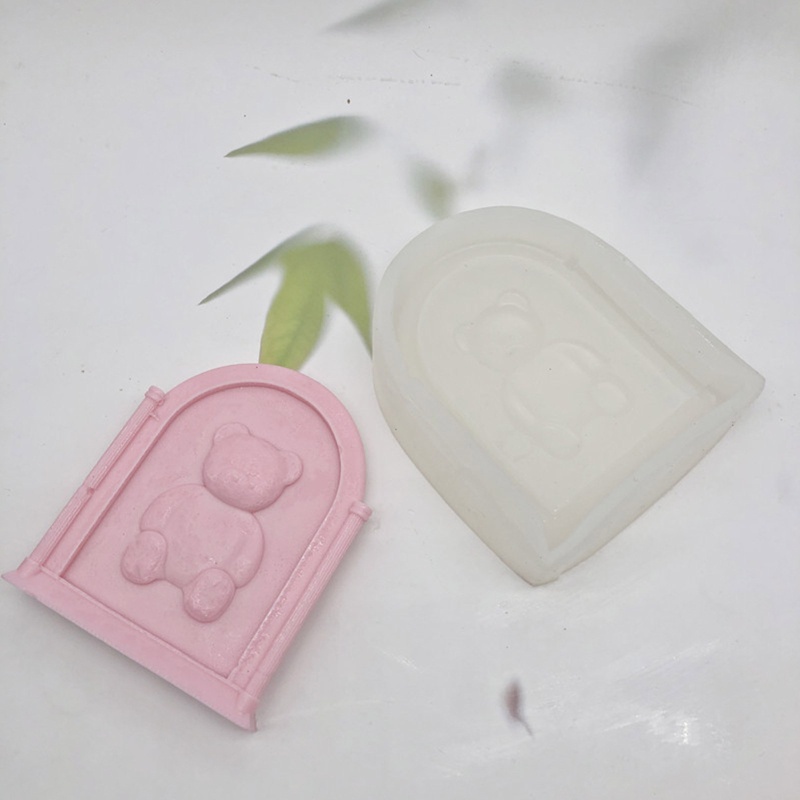 Khuôn Silicone Làm Bánh Hình Gấu Siêu Đáng Yêu