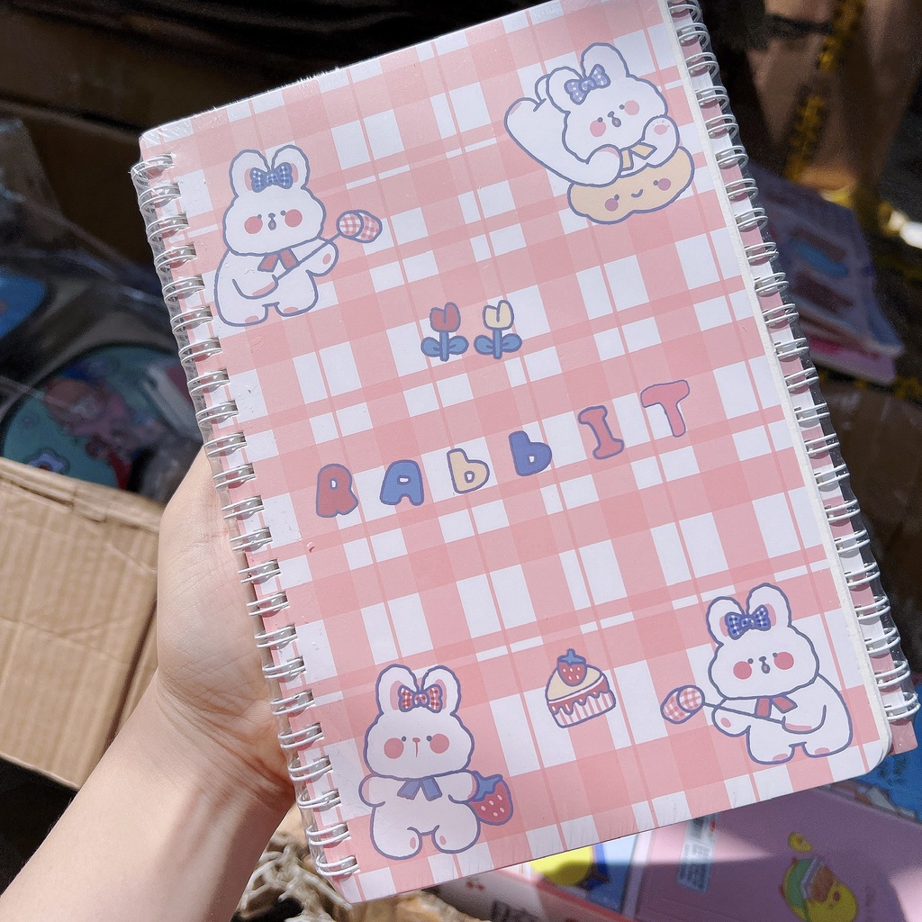 Sổ Lò Xo A5 Nhiều Hình Dễ Thương Giao Mẫu Ngẫu Nhiên