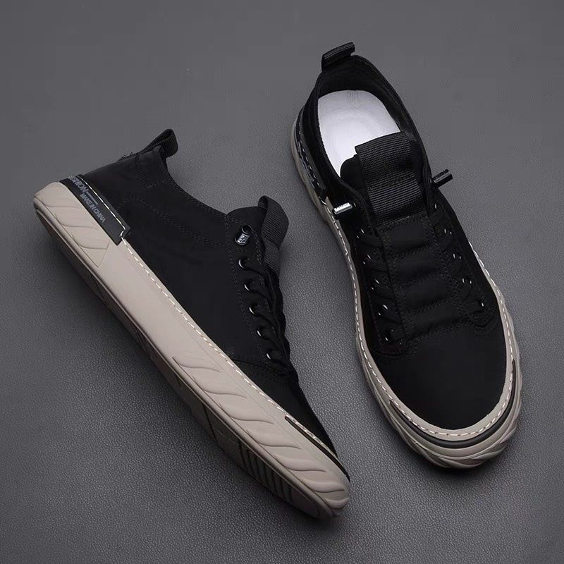 Giày Thể Thao Nam Sneaker - Giày Vải Cao Cấp Nhẹ Bên Êm Chân