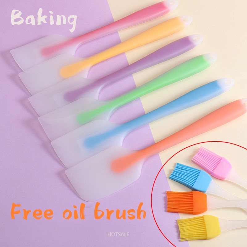 Thìa trộn bột làm bánh bằng silicone chịu nhiệt độ cao an toàn thực phẩm