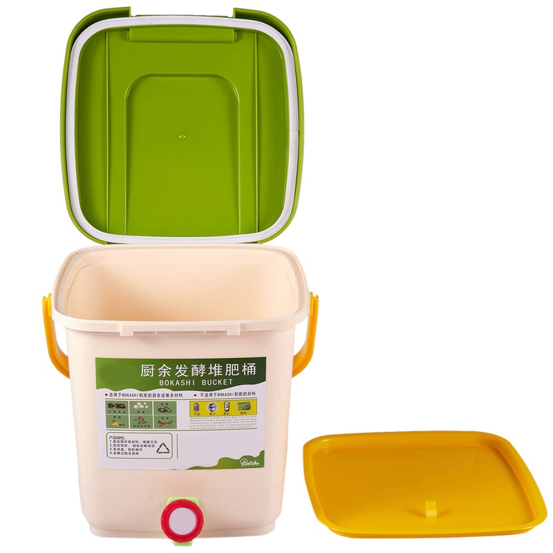 Thùng đựng rác 12L bằng nhựa PP hữu cơ tiện dụng