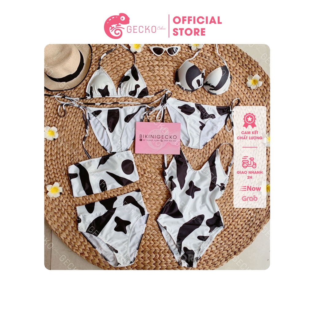 Bikini Đồ Bơi 2 Mảnh Bò Sữa GK0227 (Ảnh Thật)
