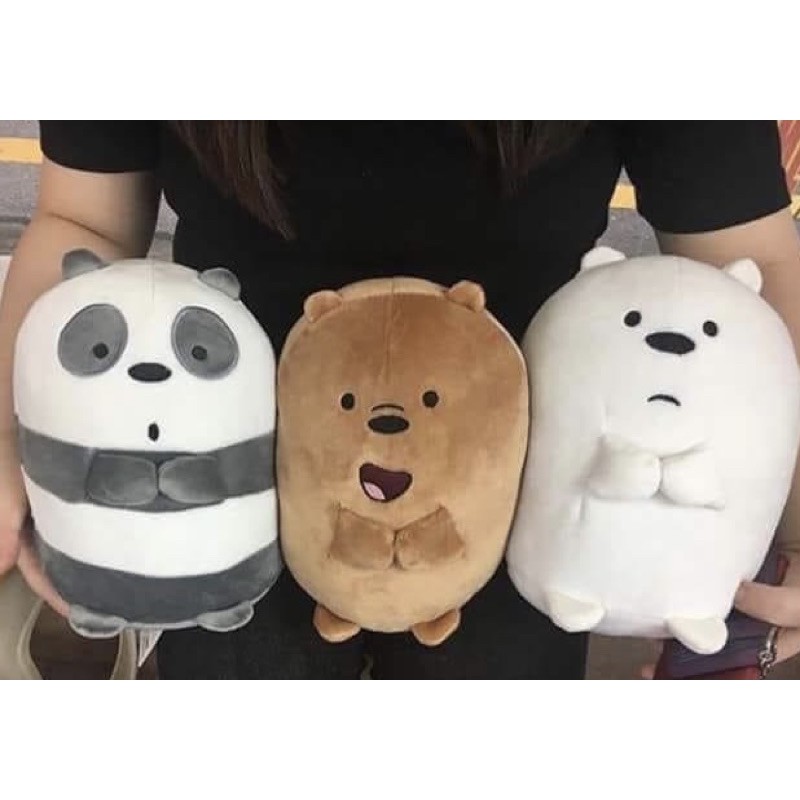 [We bare bears] Gấu bông bộ ba gấu tròn cute