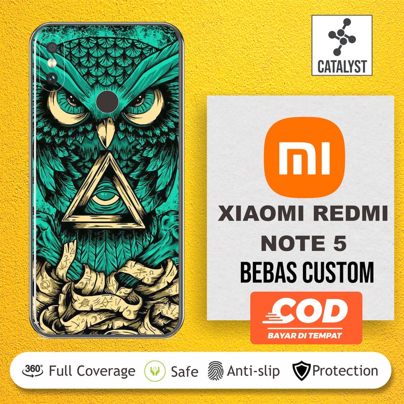 (Mua 1 Tặng 2) Nhãn Dán Bằng Da Garskin Cho REDMI NOTE 5 Có Thể Tùy Chỉnh - Mã Code-MSKL