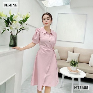 Đầm đắp tà cổ polo bemine mt5485