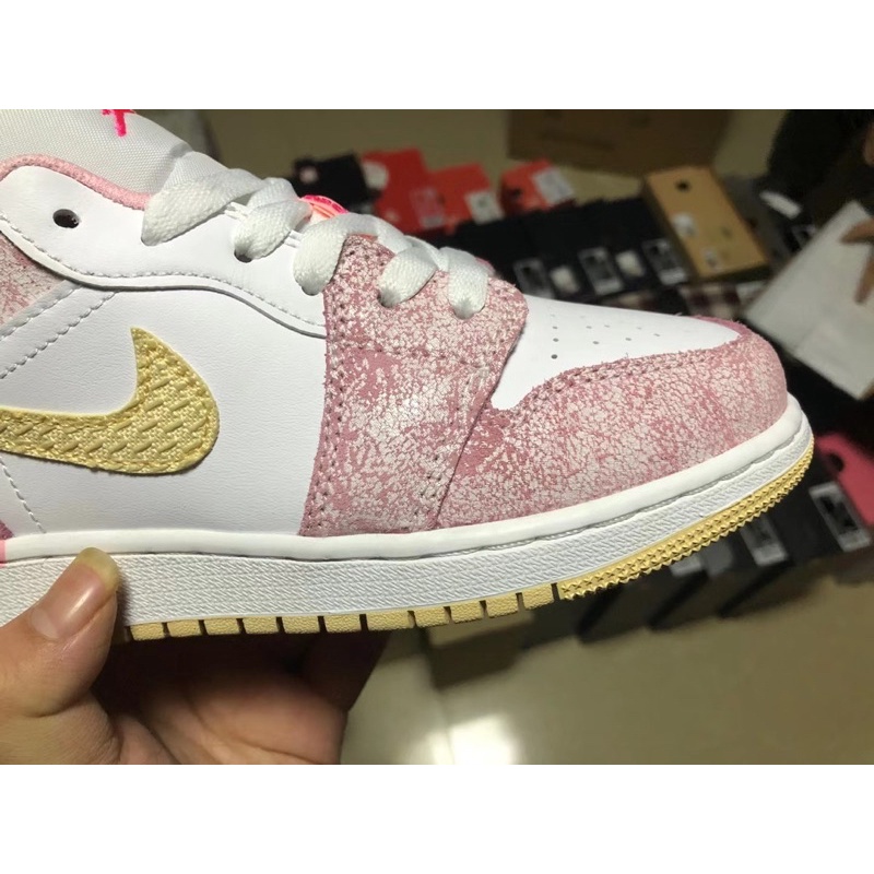 giày Jordan 1 JD1 hồng kem - bản cao cấp