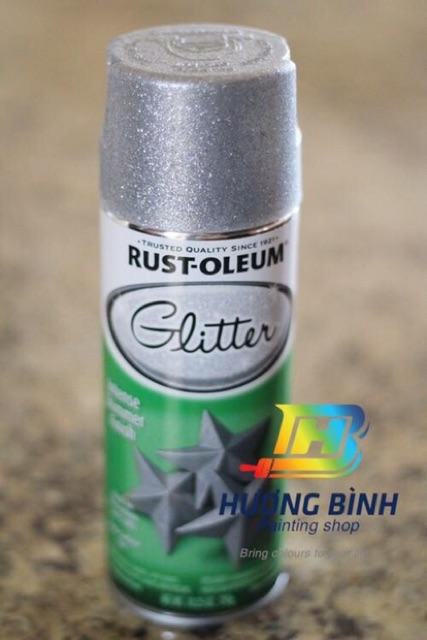 Sơn xịt Glitter Rust Oleum kim tuyến (290gr)