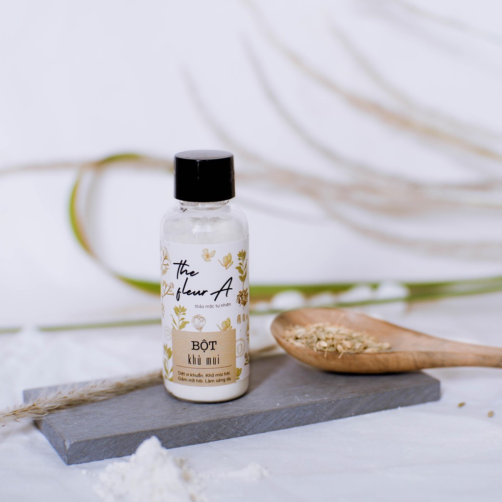 Bột Khử Mùi Hôi Nách Thảo Mộc Ngăn Mồ Hôi Nách và Loại Bỏ Mùi Hôi - Thảo Mộc the FleurA Handmade | BigBuy360 - bigbuy360.vn