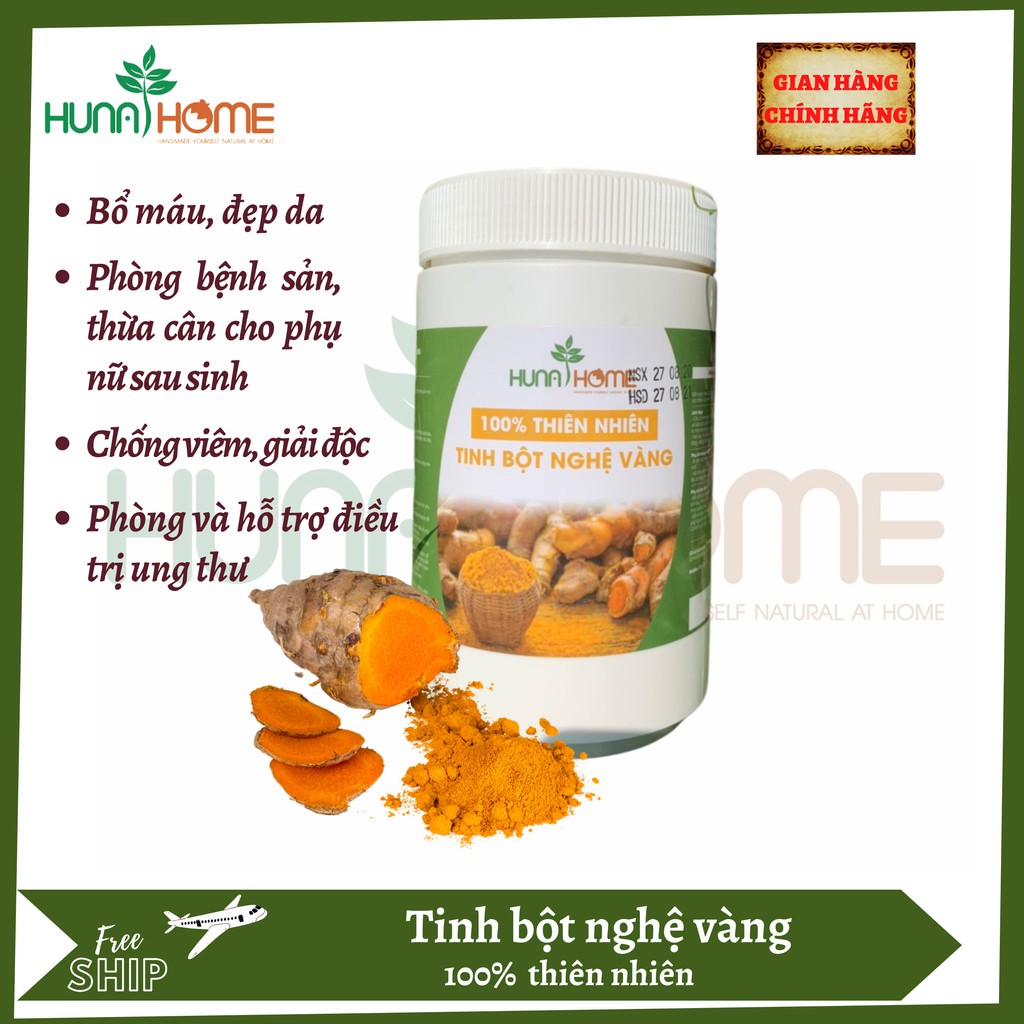 Tinh bột nghệ vàng Huna's Home