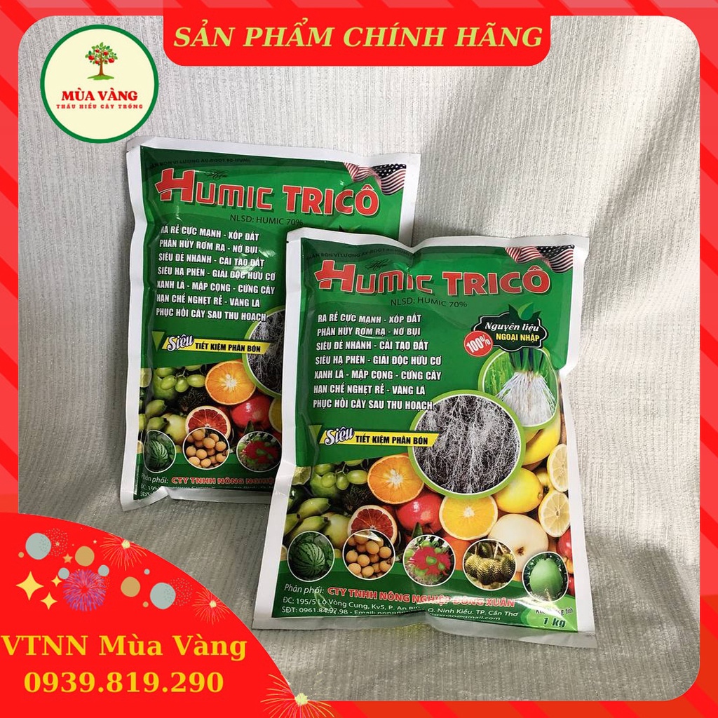 PHÂN BÓN VI LƯỢNG HUMIC TRICO