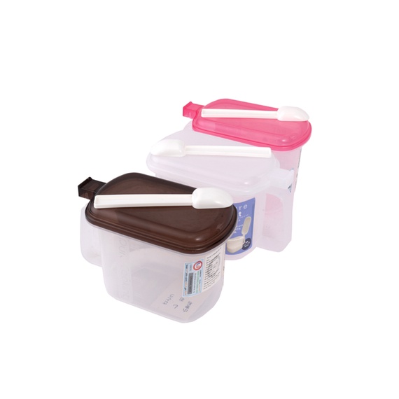 [Hỏa Tốc HN] Ca đựng gia vị nắp liền Inomata màu hồng 720ml Nội địa Nhật Bản