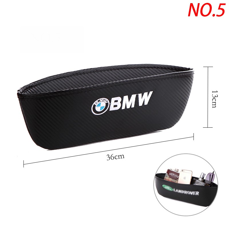 BMW Carbon Fiber Car Seat Neck Headrest Safety Belt Pad Cover Shoulder Pad Gap Leak-Proof Slit Plug Sun Visor CD Clip Catcher Box Car Steering Wheel Cover