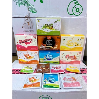   HOẢ TỐC + KÈM QUÀ  DETOX 7 VỊ GIẢM CÂN NƯỚC UỐNG VỊ TRÁI CÂY EMODETOX 