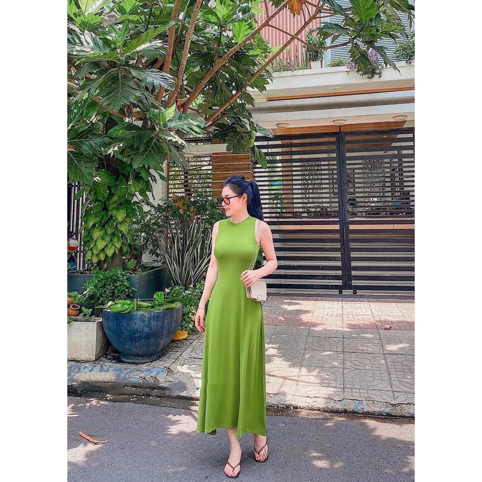 (HÀNG CHÍNH HÃNG) Đầm body thun lạnh, dày dặn, lên dáng siêu xinh, chất xịn 6 màu MIU80 | BigBuy360 - bigbuy360.vn