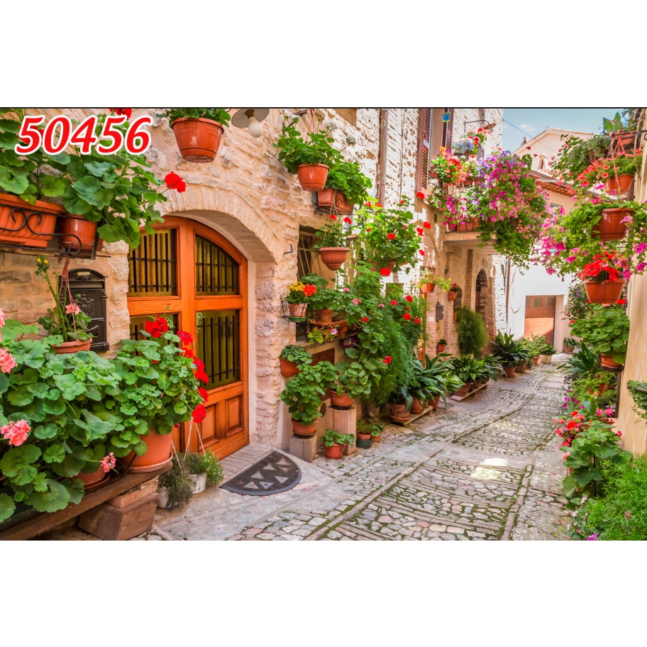 Tranh dán tường Quán Cafe, Trà Sữa, Trang Trí Cửa Hàng 3D mẫu hot