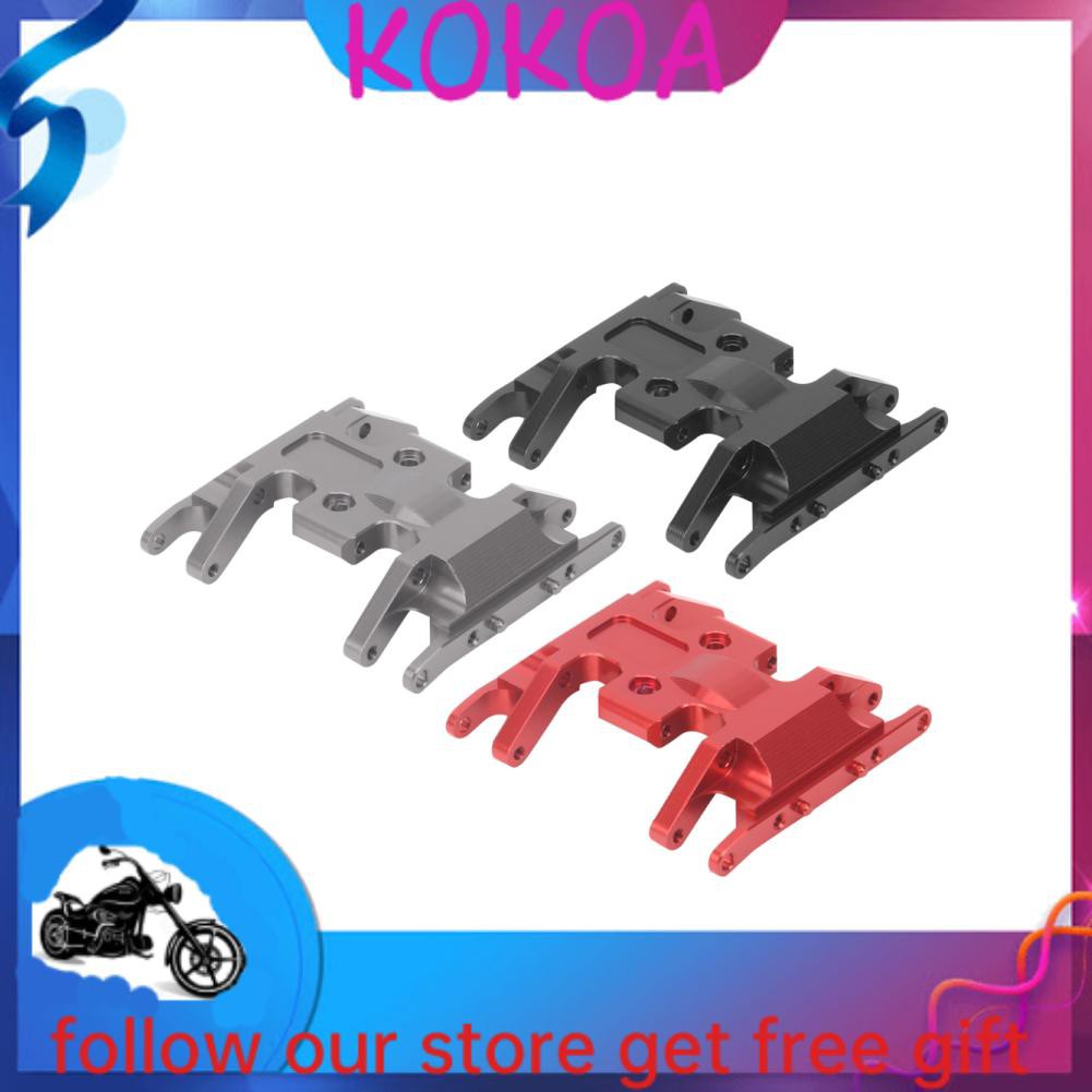 Kokoa RC Gearbox Mount Aluminum Alloy Box Chassis Base Plate Holder for Axial SCX24 90081 1/24 Car