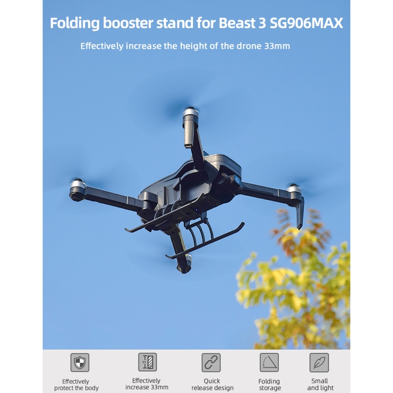 Phụ Kiện Tiếp Đất Có Thể Gấp Lại Cho Máy Bay Điều Khiển Từ Xa SG906MAX