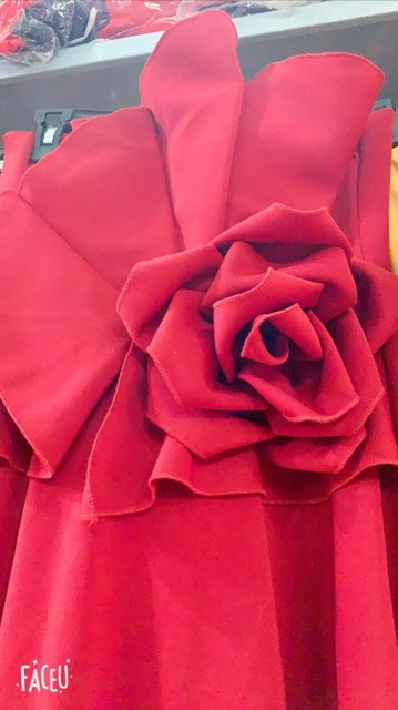 ẢNH VÀ VIDEO THẬT 1000% ! Đầm cúp hoa to 5 màu