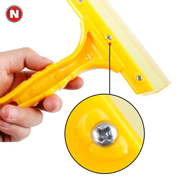 Cây gạt nước lau kính, rửa xe ô tô bằng cao su dẻo Silicon - Kích thước 160 x 140 mm