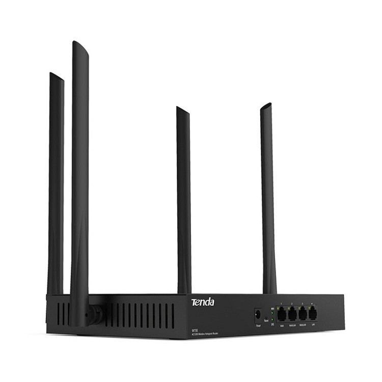 Tenda Wifi hotspot Router W15E, Hai Băng Tần, chịu tải 30-50 user, với 3 cổng WAN hỗ trợ cân bằng tải
