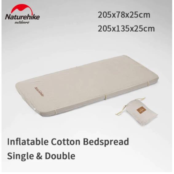 Drap đệm/Ga nệm bơm hơi Glamping NatureHike NH20PJ023