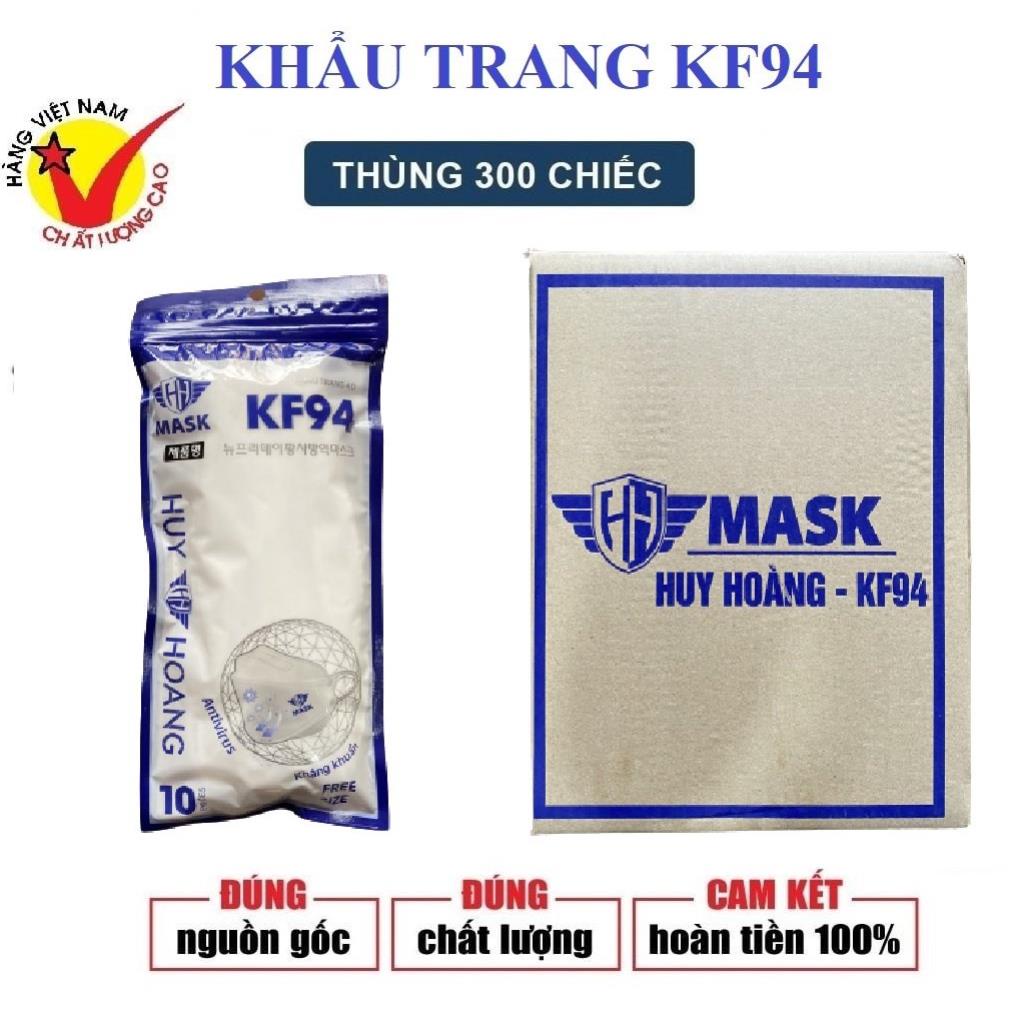 THÙNG 300 CHIẾC KHẨU TRANG 4D KF94 KHÁNG KHUẨN ÔM SÁT MẶT KHÔNG DÍNH SON ( GIA DỤNG 1995 )