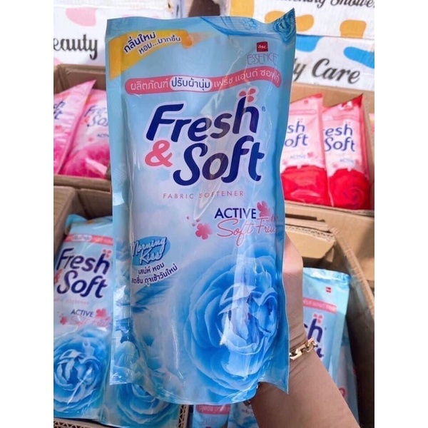 Combo 3 Túi Nước Xả Vải Fresh & Soft Nước Xả Vải Thái Lan Túi 600ml