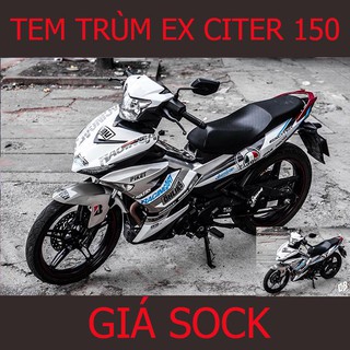 Tem Trùm Xe Exciter 150 Ex ( mẫu mới hot nhất)