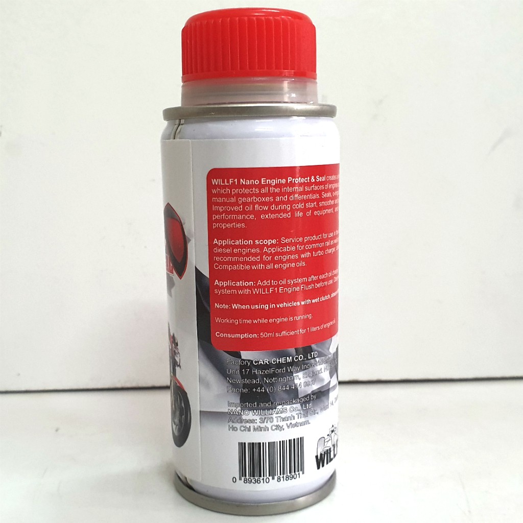 NANO BẢO VỆ MÁY WILLF1 NANO ENGINE SEAL &amp; PROTECT 100ML