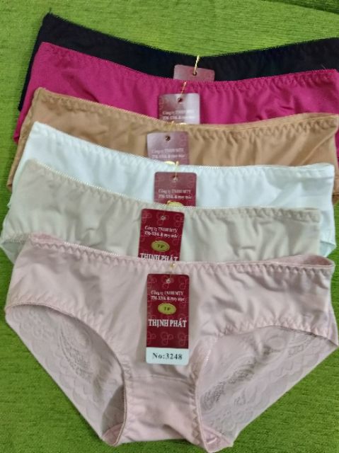 Quần lót Thịnh phát loại 1, thun lạnh phối ren, freesize từ 55kg đổ lại