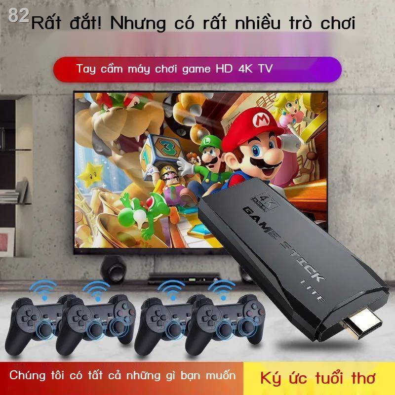 【Giá ưu đãi】✹☞Máy chơi game TV tay cầm đôi tại nhà 4k HD không dây mini retro King of Fighters arcade
