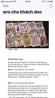Khăn lông đen trải bài Tarot