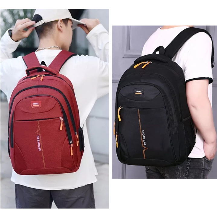 Balo hóc sinh cấp 2 cấp 3 chống thấm nước size 46cm có ngăn đựng laptop 15,6 inch BALO-558